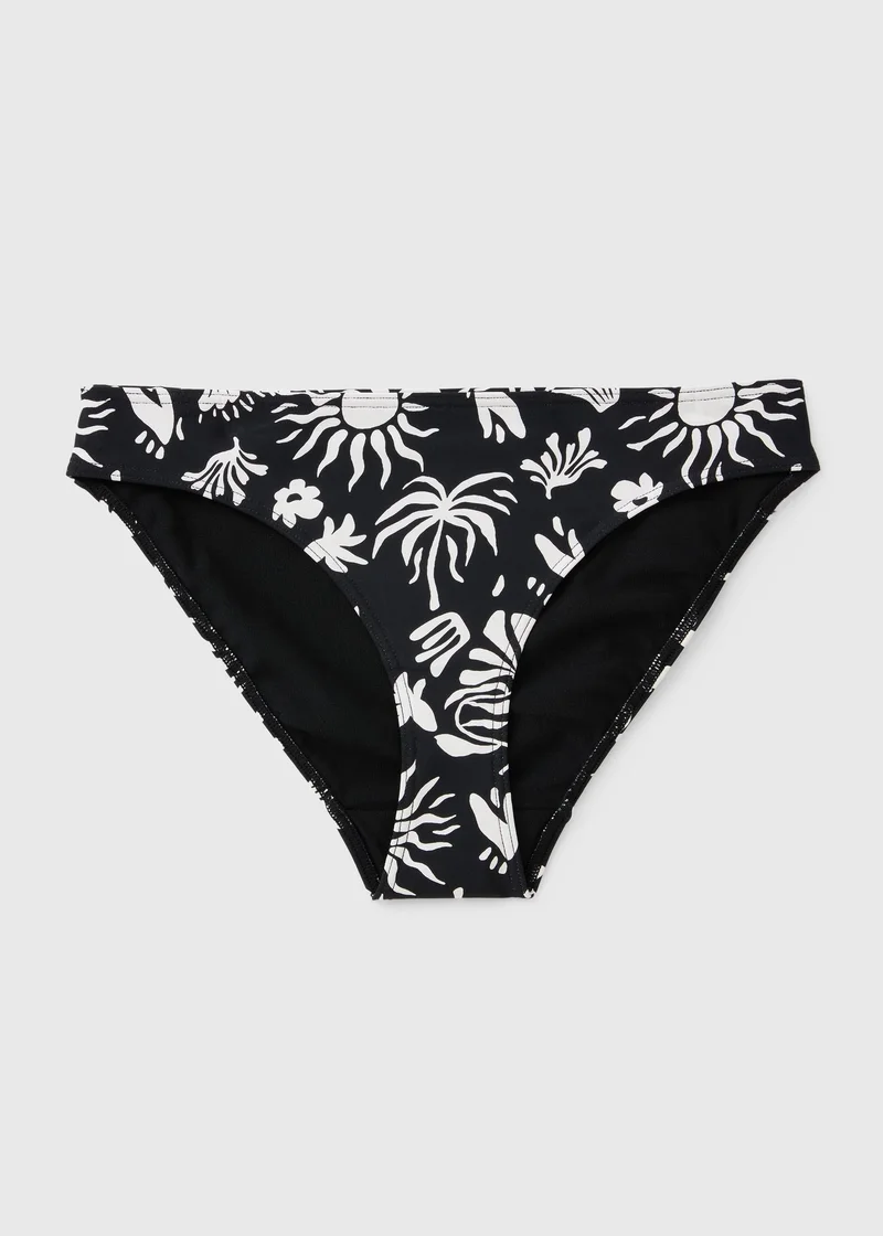 Matalan Black Celestial Shapewear High Leg Bikini Bottoms